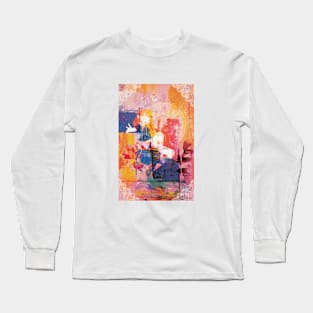 Abstract Alice in Wonderland Long Sleeve T-Shirt